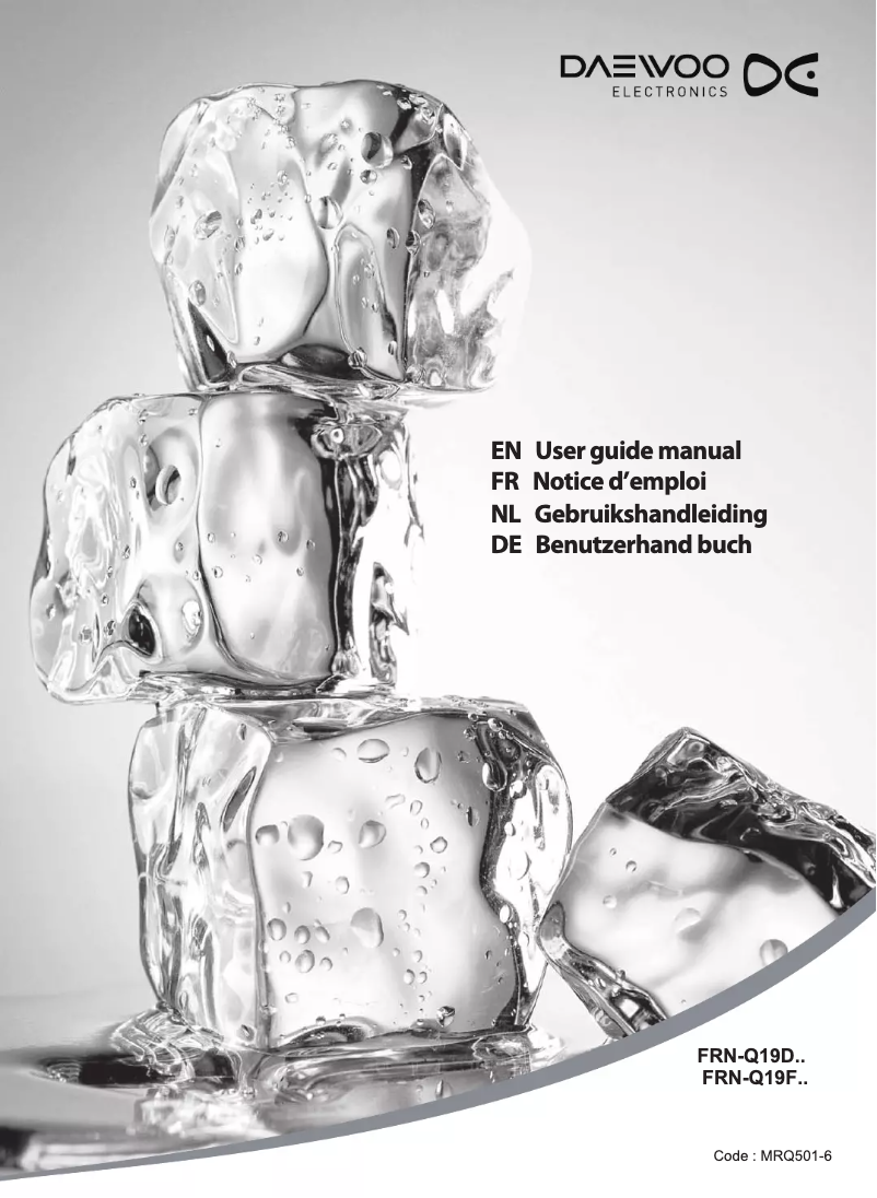 Página 1 del manual Manual de usuario Daewoo FRN-Q19D