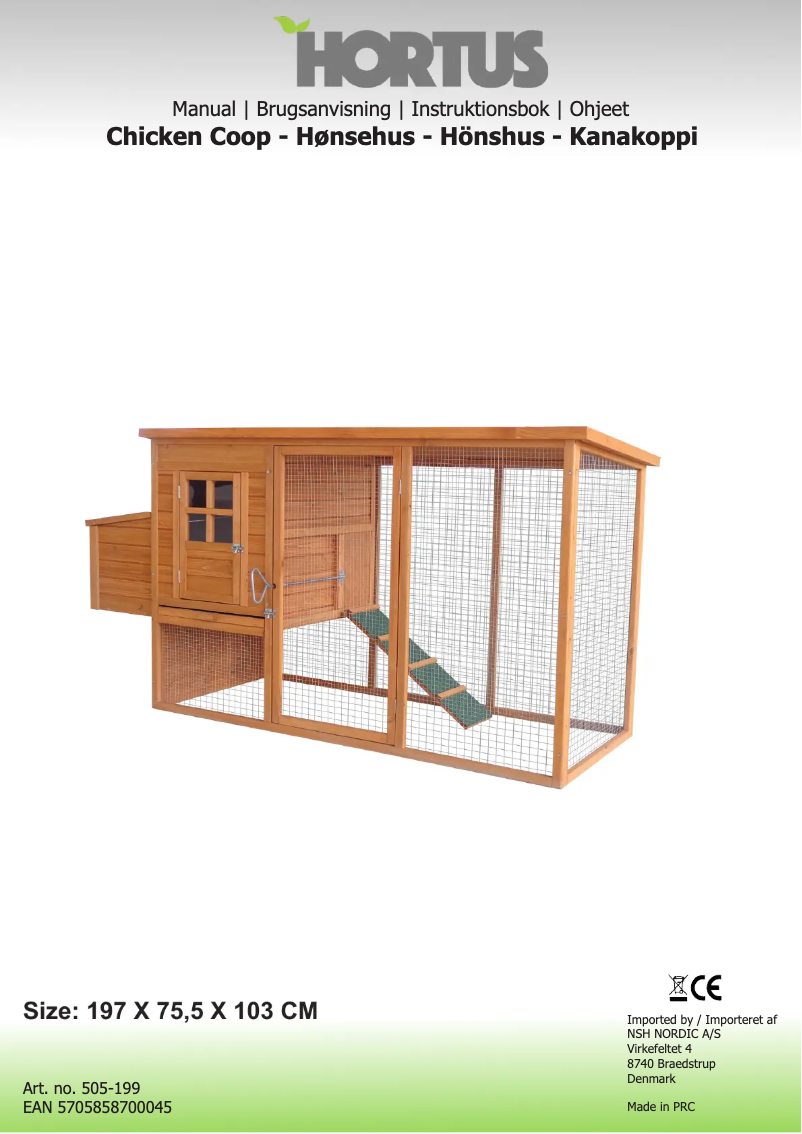 Imagen de la primera página del manual del dispositivo 505-199