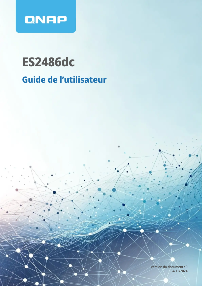 Imagen de la primera página del manual del dispositivo ES2486dc