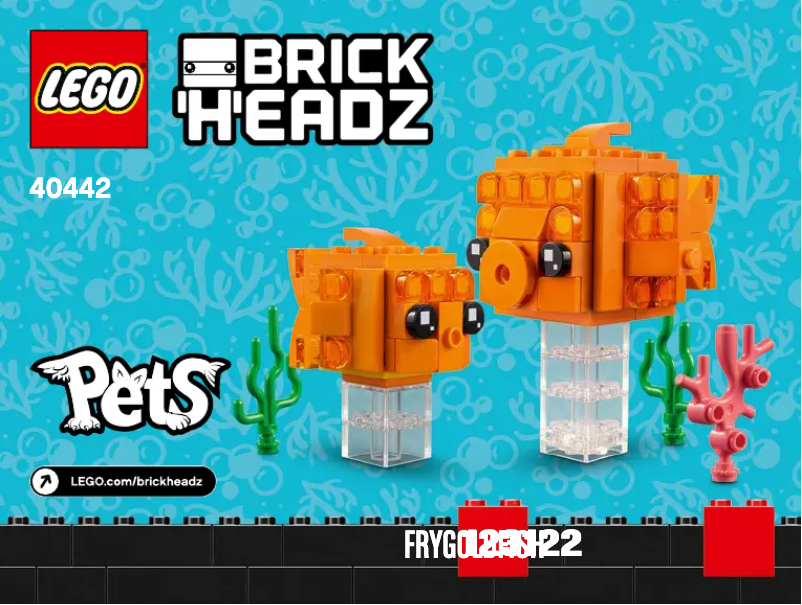 Página 1 del manual Manual de usuario Lego Brickheadz 40442