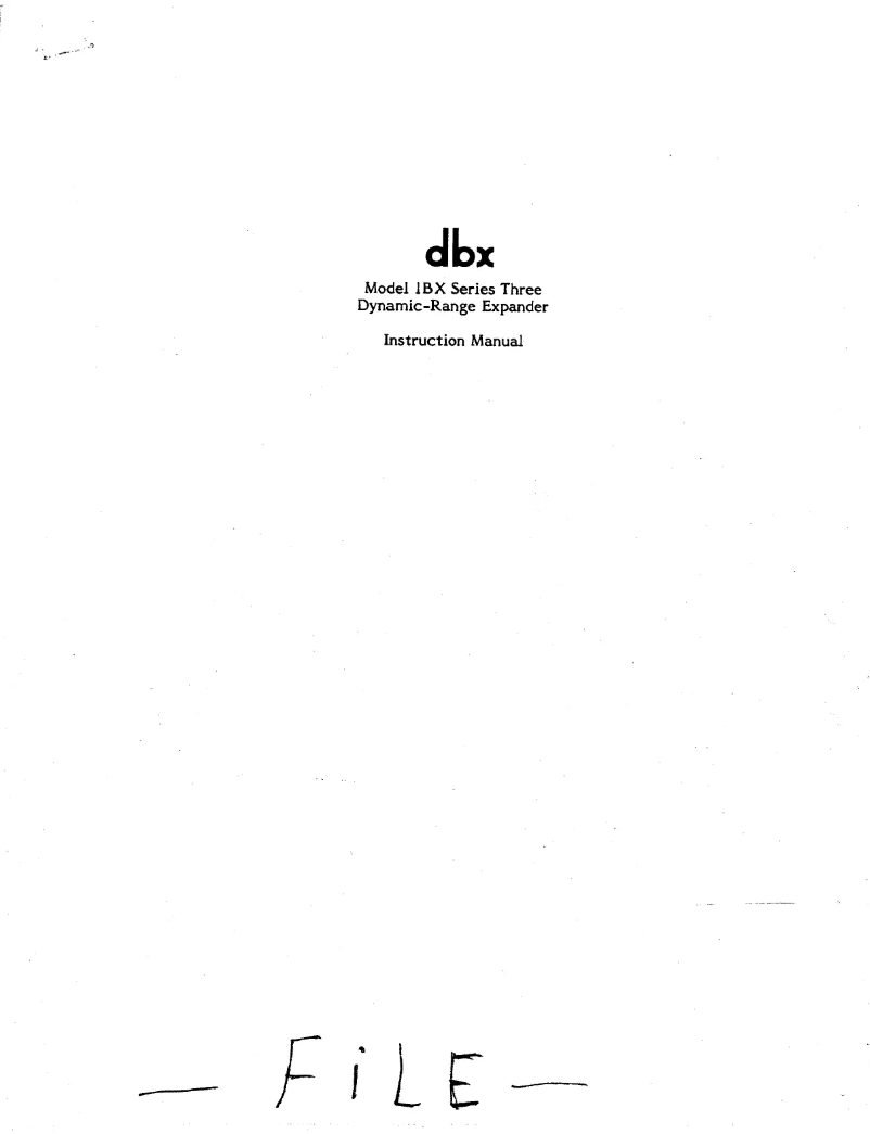 Imagen de la primera página del manual del dispositivo 1bx Series III