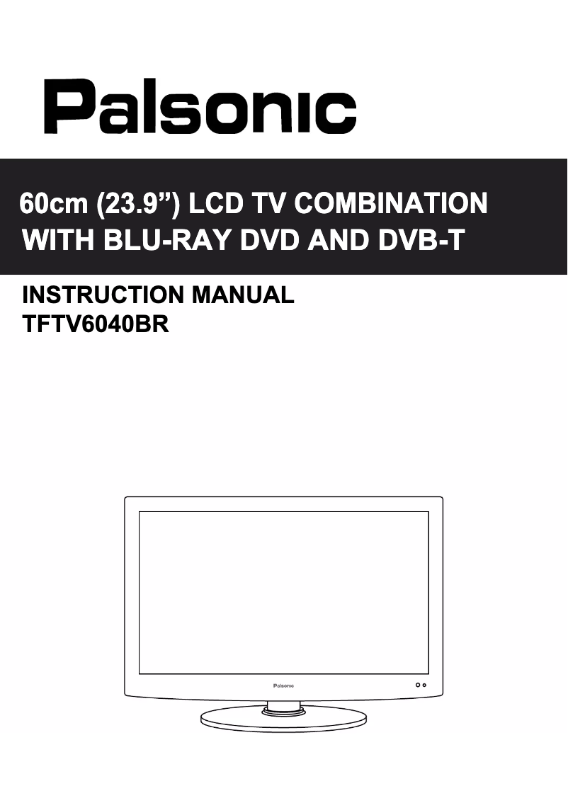 Imagen de la primera página del manual del dispositivo TFTV6040BR