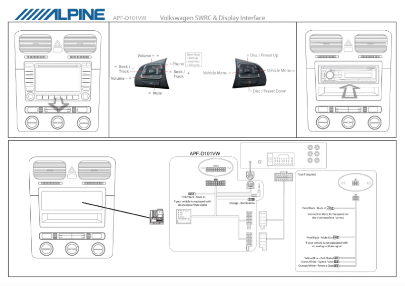 Página nº 1 - Manual de usuario Alpine APF-D101VW
