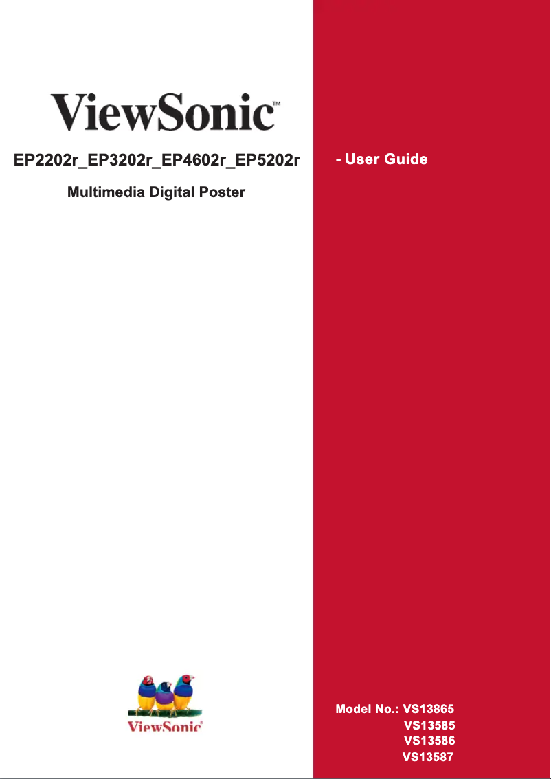 Imagen de la primera página del manual del dispositivo EP2202R