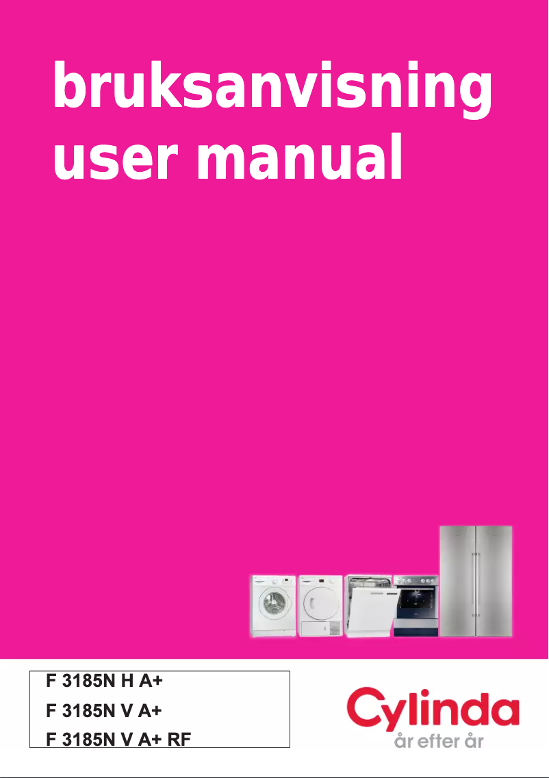 Página 1 del manual Manual de usuario Cylinda F3185NH