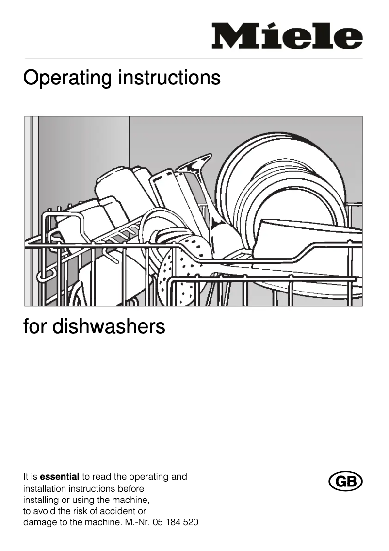 Página 1 del manual Manual de usuario Miele G 674