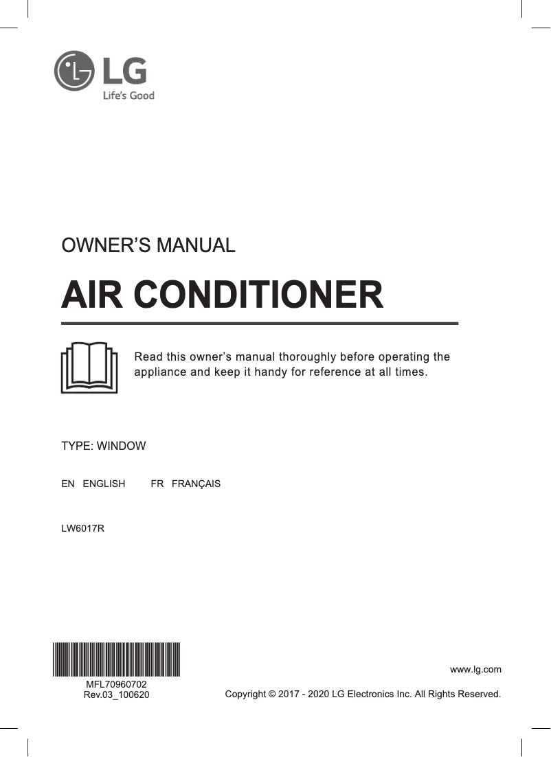 Página nº 1 - Manual de usuario LG LW6017R