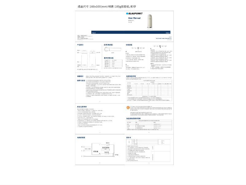 Página 1 del manual Manual de usuario Blaupunkt BP-DR200