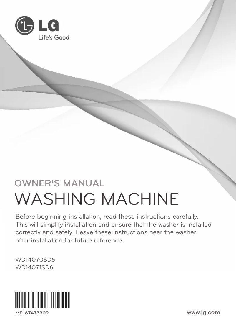 Imagen de la primera página del manual del dispositivo WD14071SD6