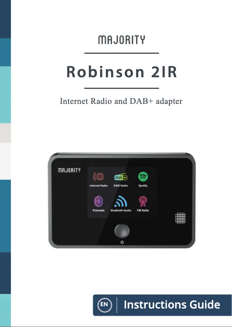 Imagen de la primera página del manual del dispositivo Robinson 2IR