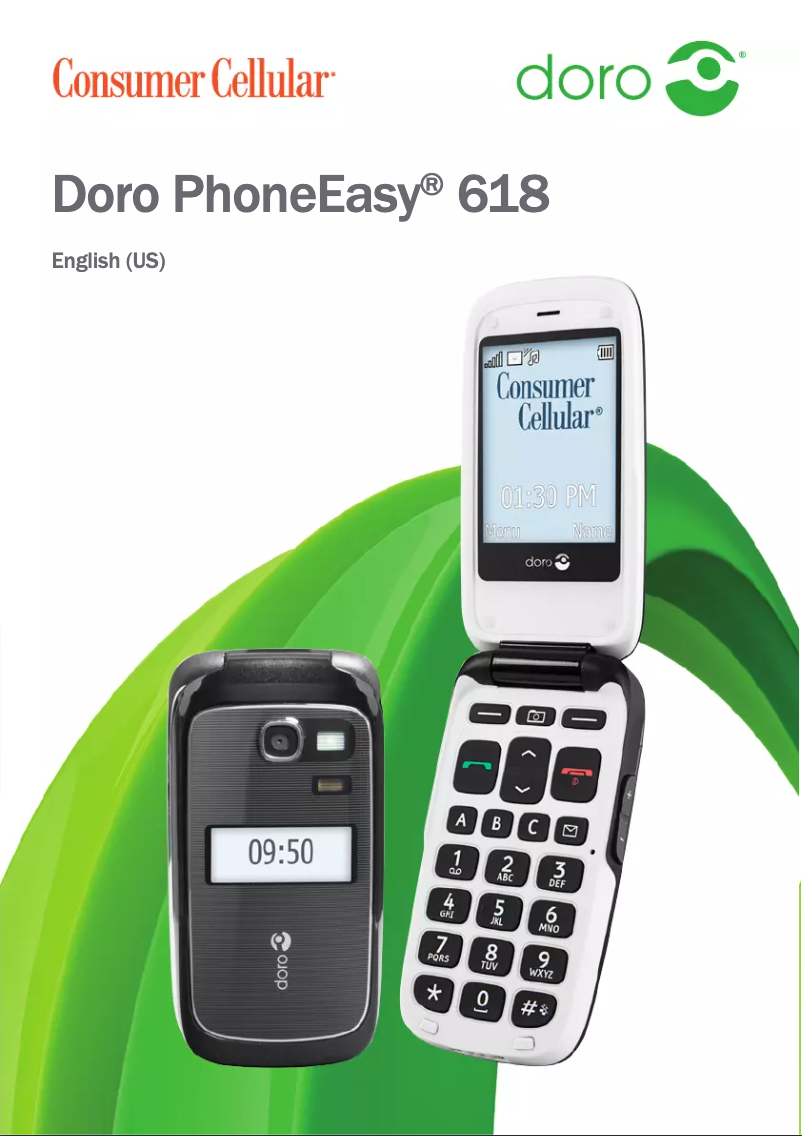 Página 1 del manual Manual de usuario Doro PhoneEasy 618
