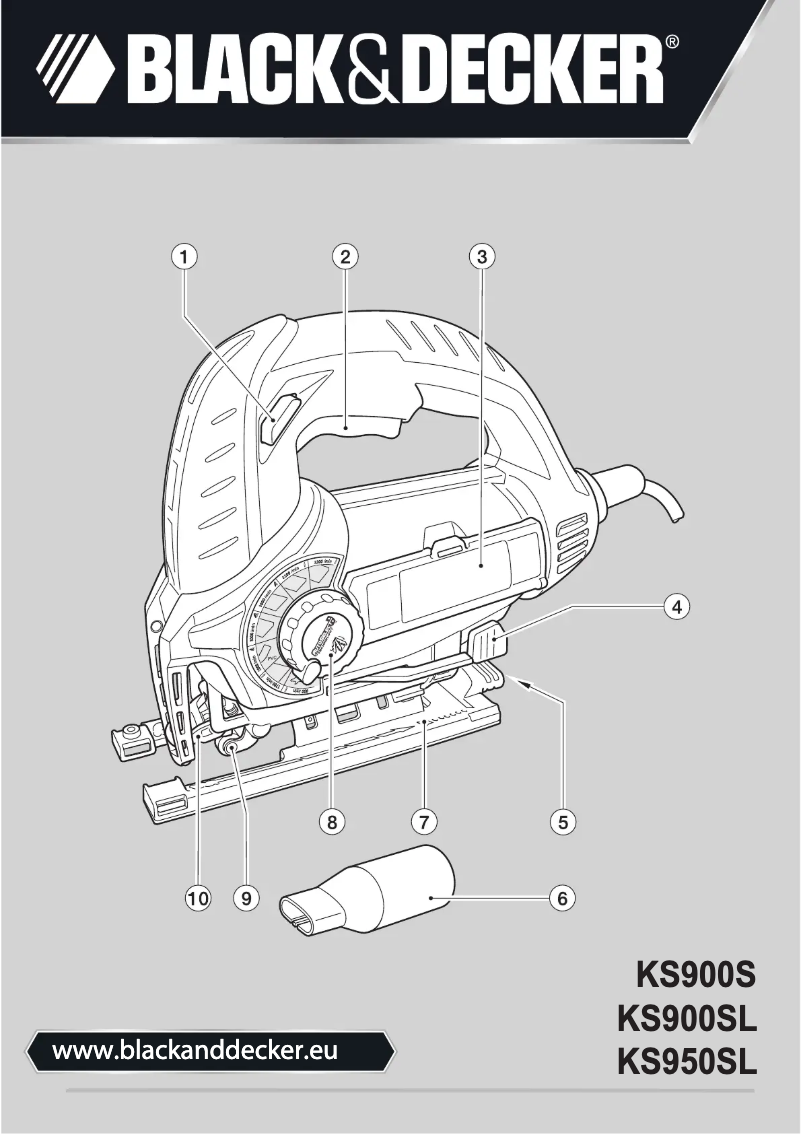 Página 1 del manual Manual de usuario Black & Decker KS950SL