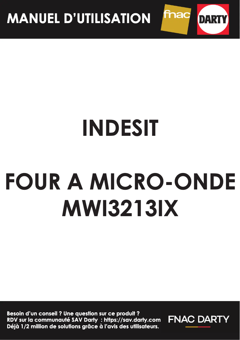 Imagen de la primera página del manual del dispositivo Aria MWI 3213 IX