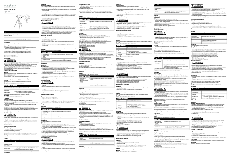 Página 1 del manual Manual de usuario Nedis FNTR20CWD10