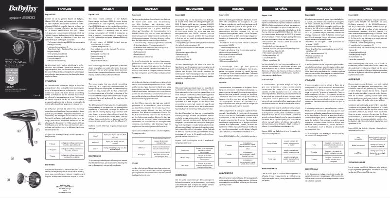 Imagen de la primera página del manual del dispositivo Expert 2200 D341E