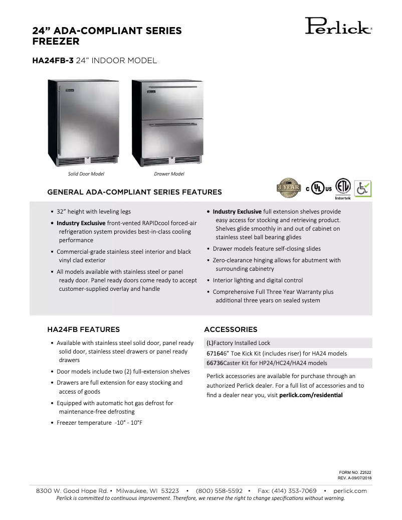 Imagen de la primera página del manual del dispositivo HA24FB-3-5