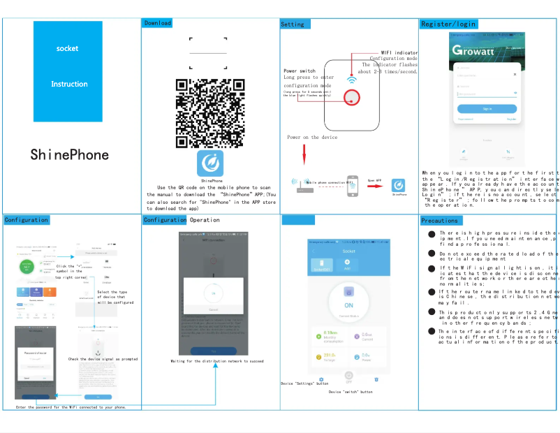 Página 1 del manual Manual de usuario Growatt GroPIug