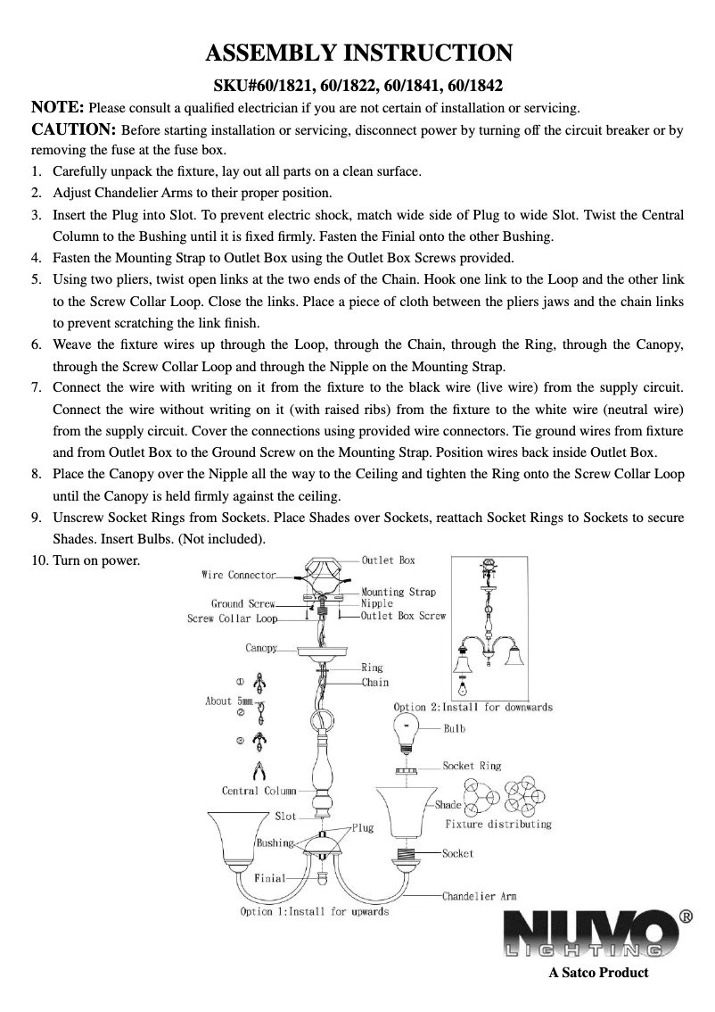 Imagen de la primera página del manual del dispositivo Dupont 60/1842