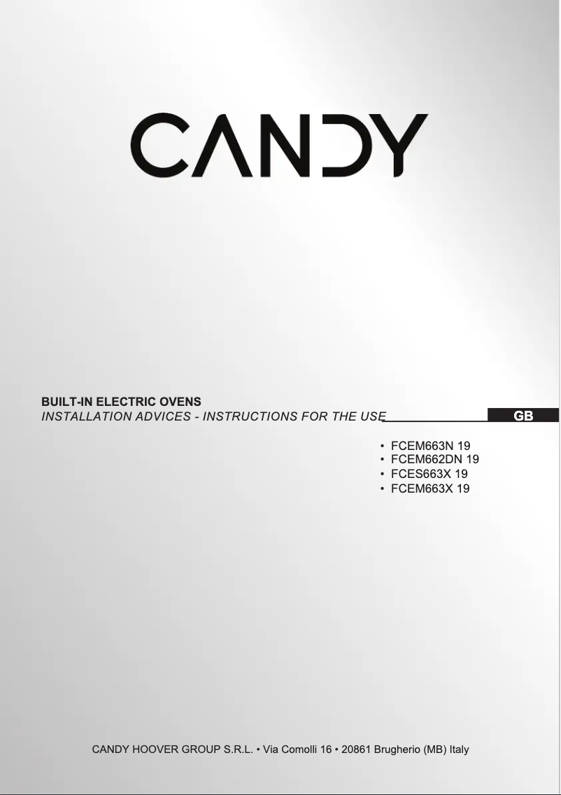 Imagen de la primera página del manual del dispositivo FCEM662DN 19
