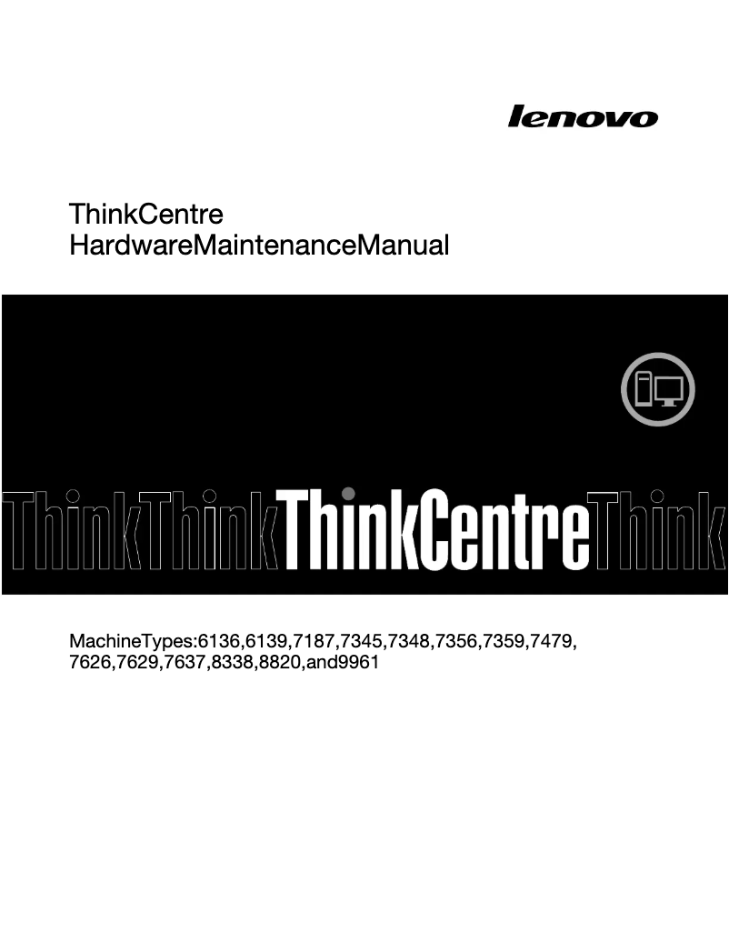 Imagen de la primera página del manual del dispositivo ThinkCentre 7359