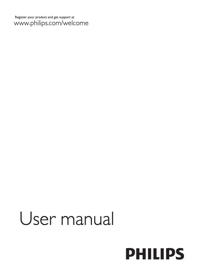 Imagen de la primera página del manual del dispositivo 32PFL6008T
