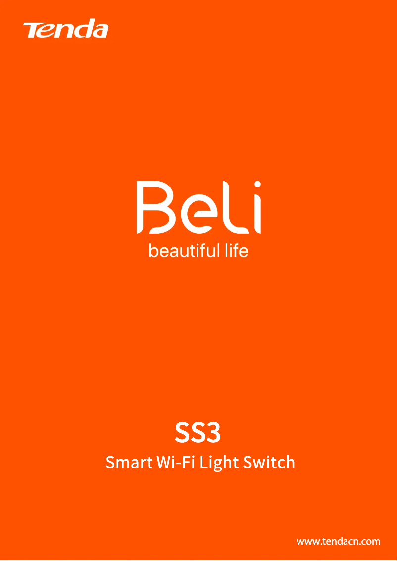 Imagen de la primera página del manual del dispositivo SS3