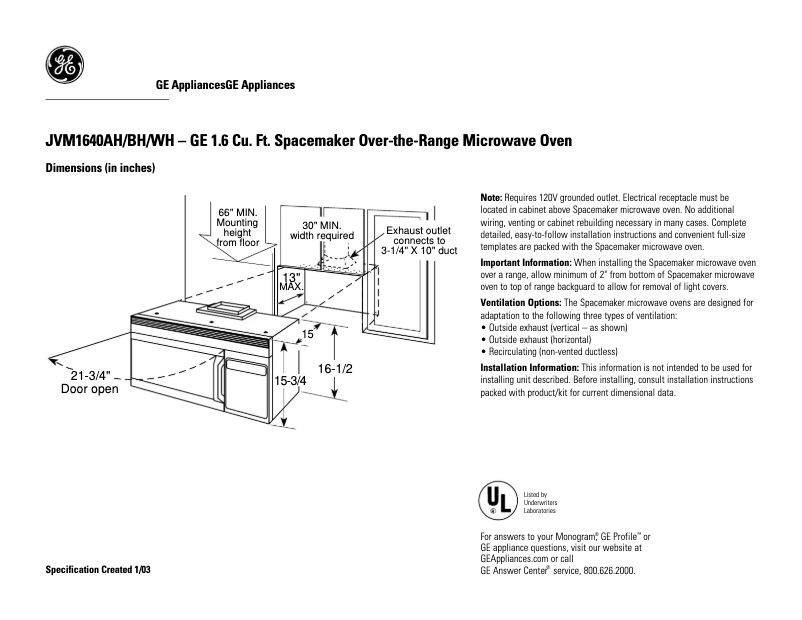 Imagen de la primera página del manual del dispositivo JVM1640AH