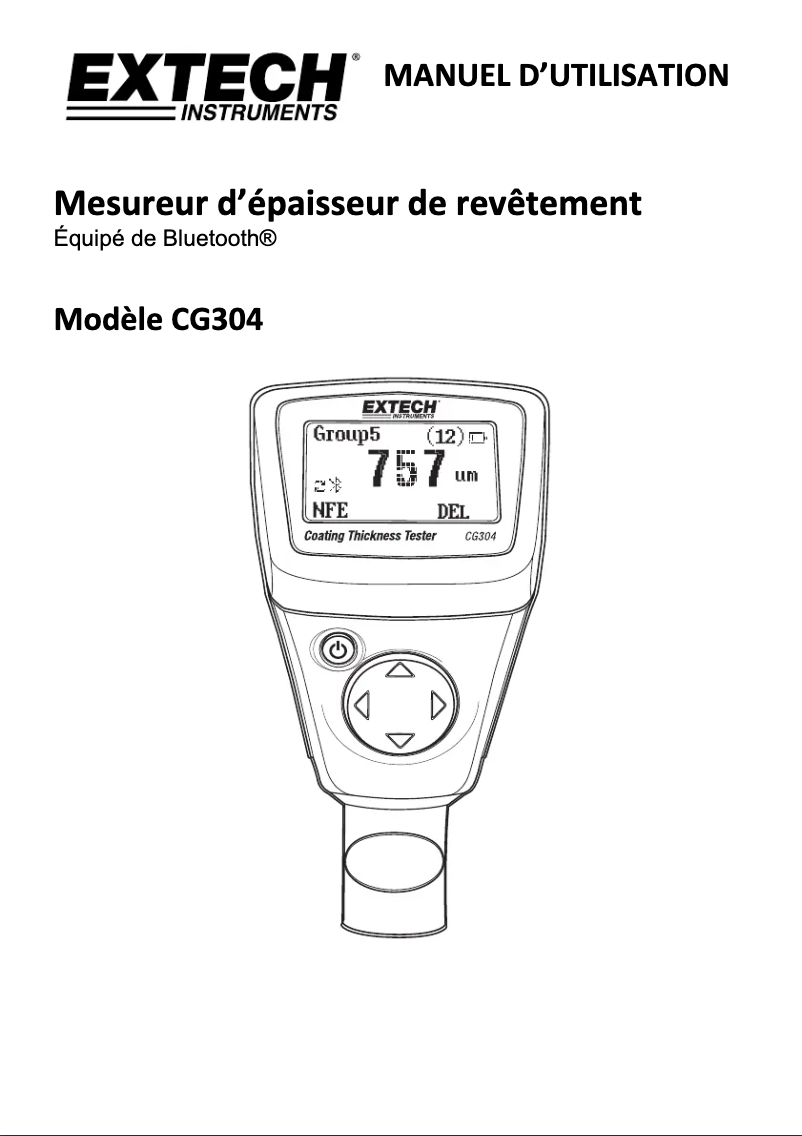 Imagen de la primera página del manual del dispositivo CG104
