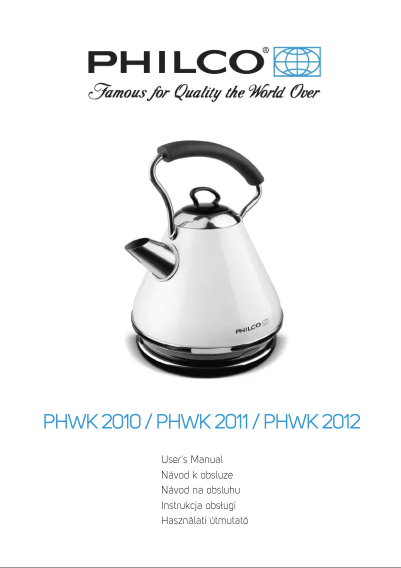 Página 1 del manual Manual de usuario Philco PHWK 2010