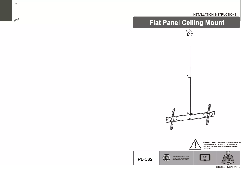 Imagen de la primera página del manual del dispositivo PL-C62