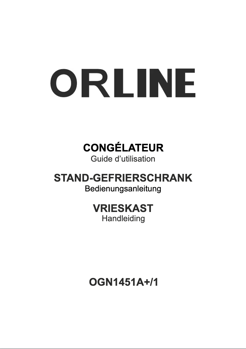 Imagen de la primera página del manual del dispositivo OGN1451A+/1