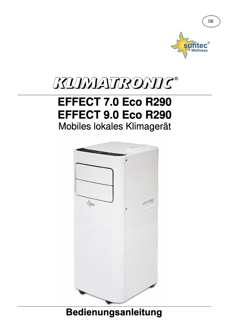 Imagen de la primera página del manual del dispositivo Effect 9.0 Eco R290
