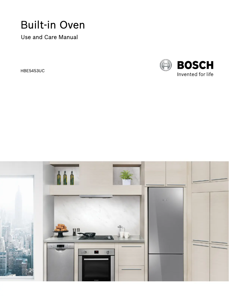 Página nº 1 - Manual de usuario Bosch HBE5453UC