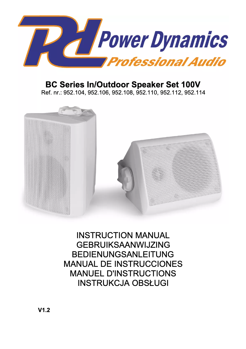 Imagen de la primera página del manual del dispositivo BC50VB