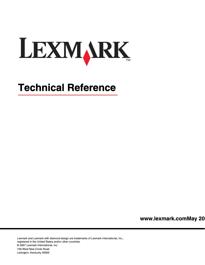 Página nº 1 - Manual de usuario Lexmark E450dn