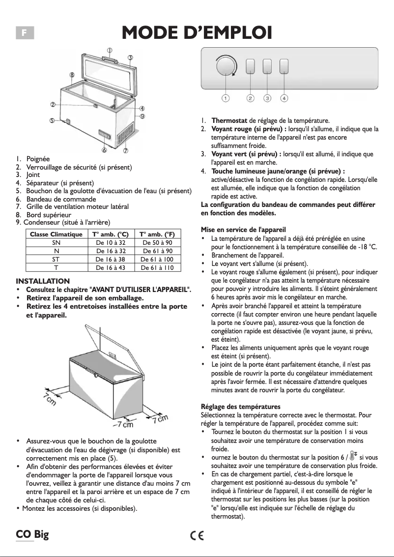Imagen de la primera página del manual del dispositivo HF 1250 AP