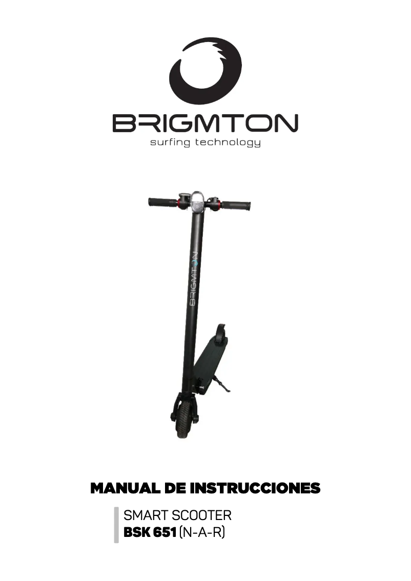 Imagen de la primera página del manual del dispositivo BSK-651-R