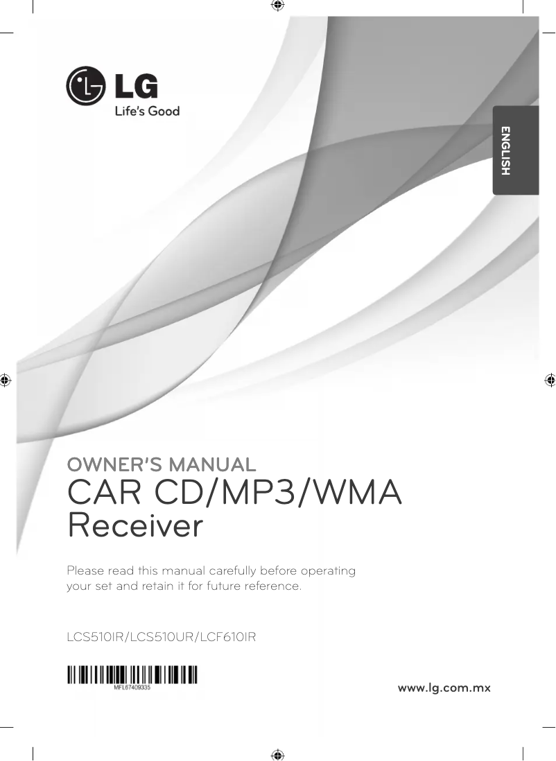 Página nº 1 - Manual de usuario LG LCS510IRP1