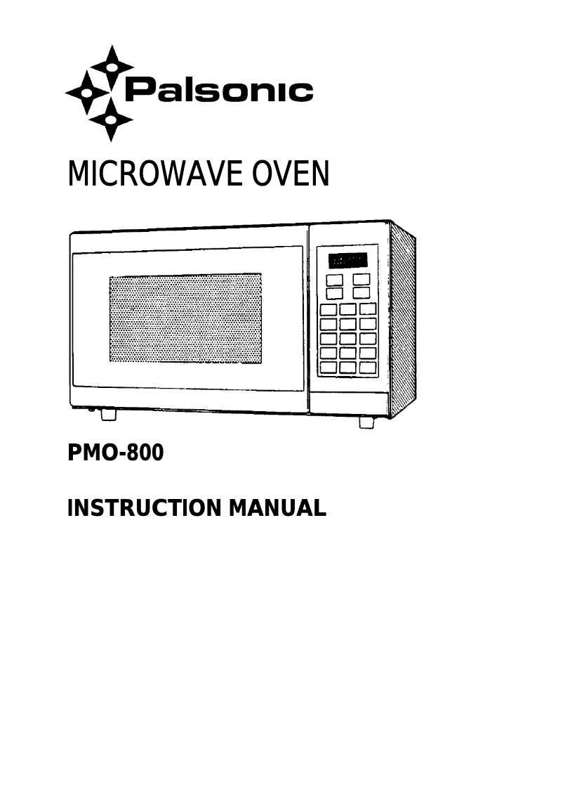 Página 1 del manual Manual de usuario Palsonic PMO-800