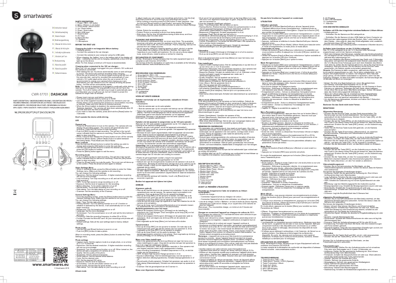 Imagen de la primera página del manual del dispositivo CWR-37701