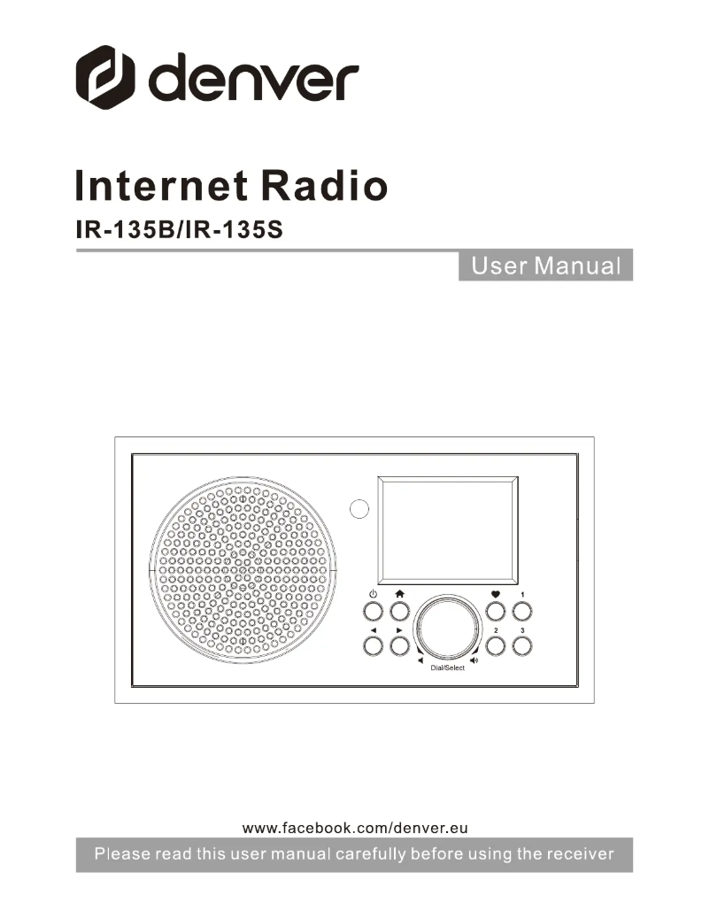 Imagen de la primera página del manual del dispositivo IR-135S