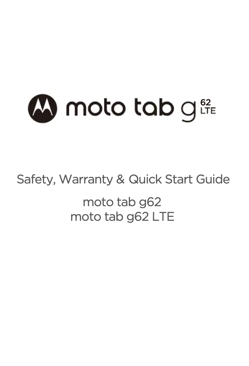 Imagen de la primera página del manual del dispositivo Tab M10 Plus 3rd Gen