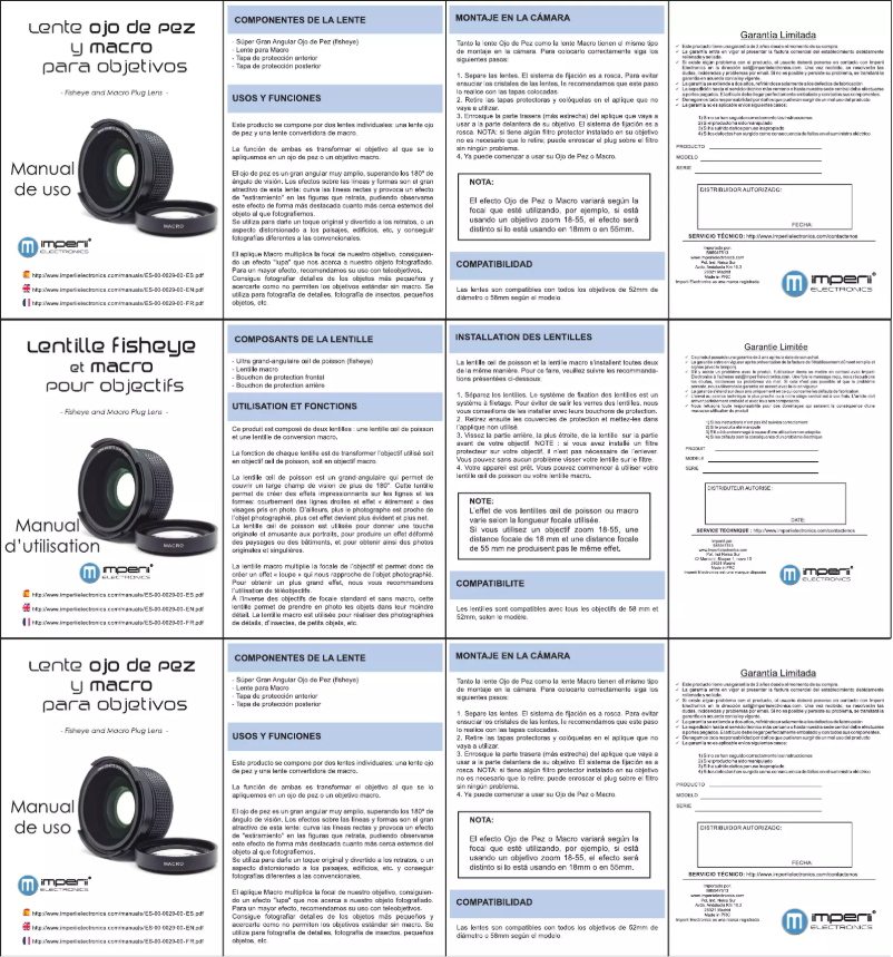 Imagen de la primera página del manual del dispositivo ES.00.0030.00
