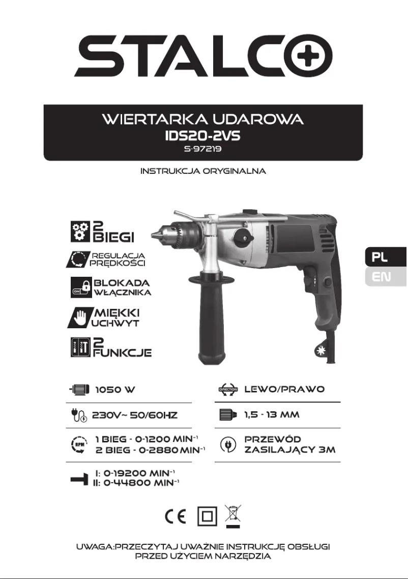 Página 1 del manual Manual de usuario Stalco IDS20-2VS