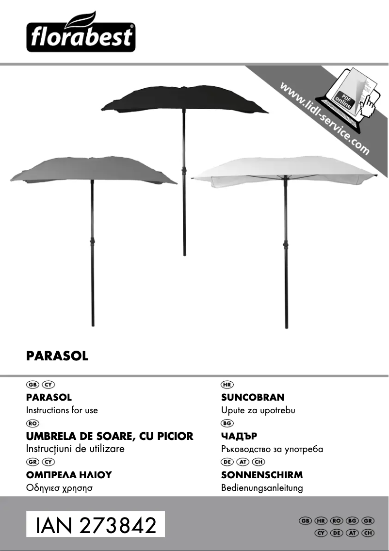 Página nº 1 - Manual de usuario Florabest IAN 273842