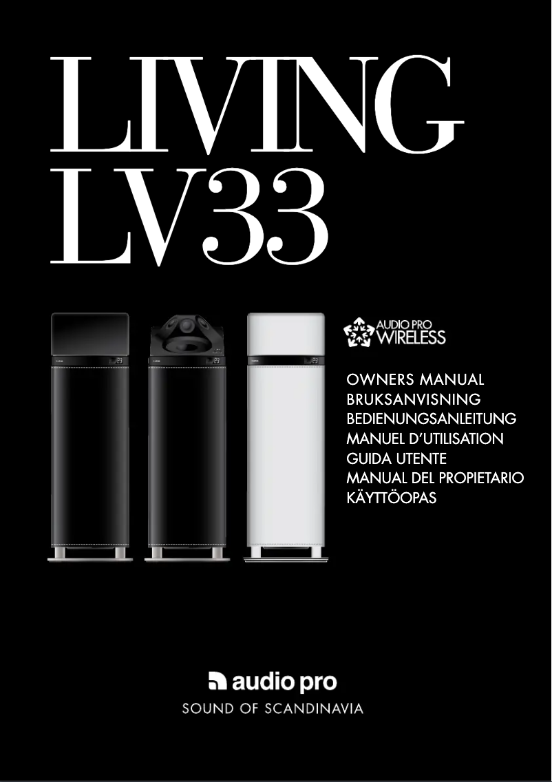 Página 1 del manual Manual de usuario Audio Pro Living LV33