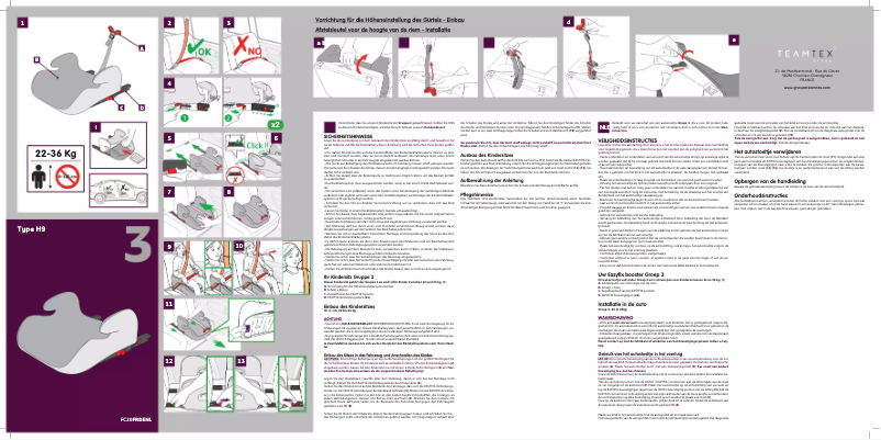 Página 1 del manual Manual de usuario Nania Topo Easyfix Tech