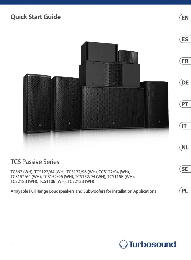 Imagen de la primera página del manual del dispositivo TCS122/94