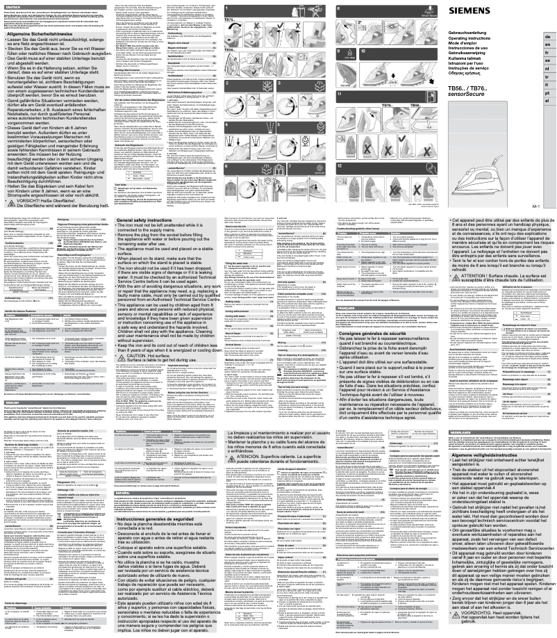 Página 1 del manual Manual de usuario Siemens SensorSecure TB56280