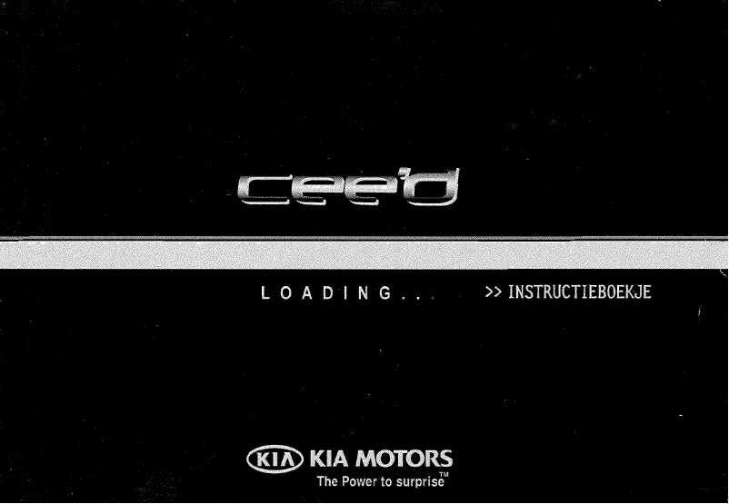 Página 1 del manual Manual de usuario Kia Cee'd (2007)